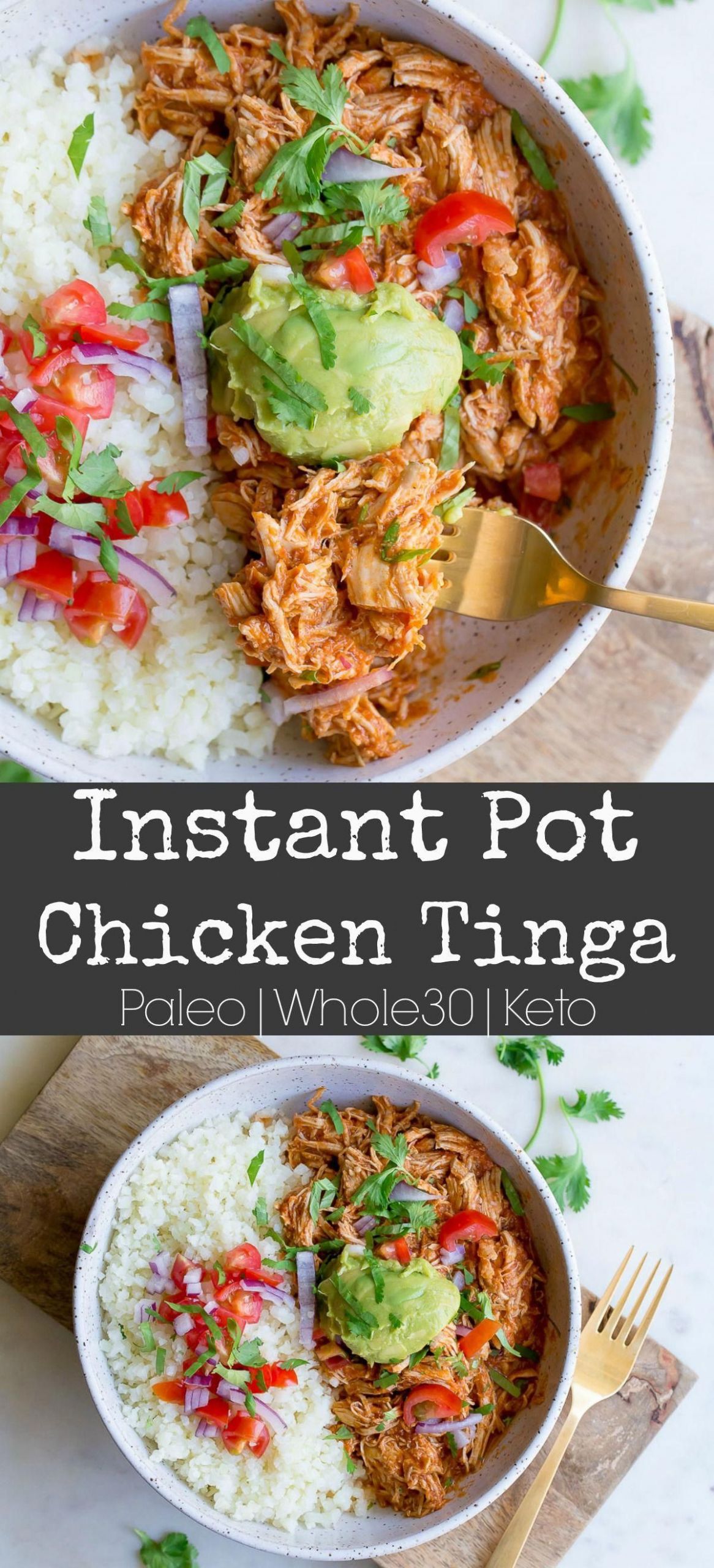 Best Paleo Instant Pot Recipes
 Instant Pot Chicken Tinga Wholesomelicious