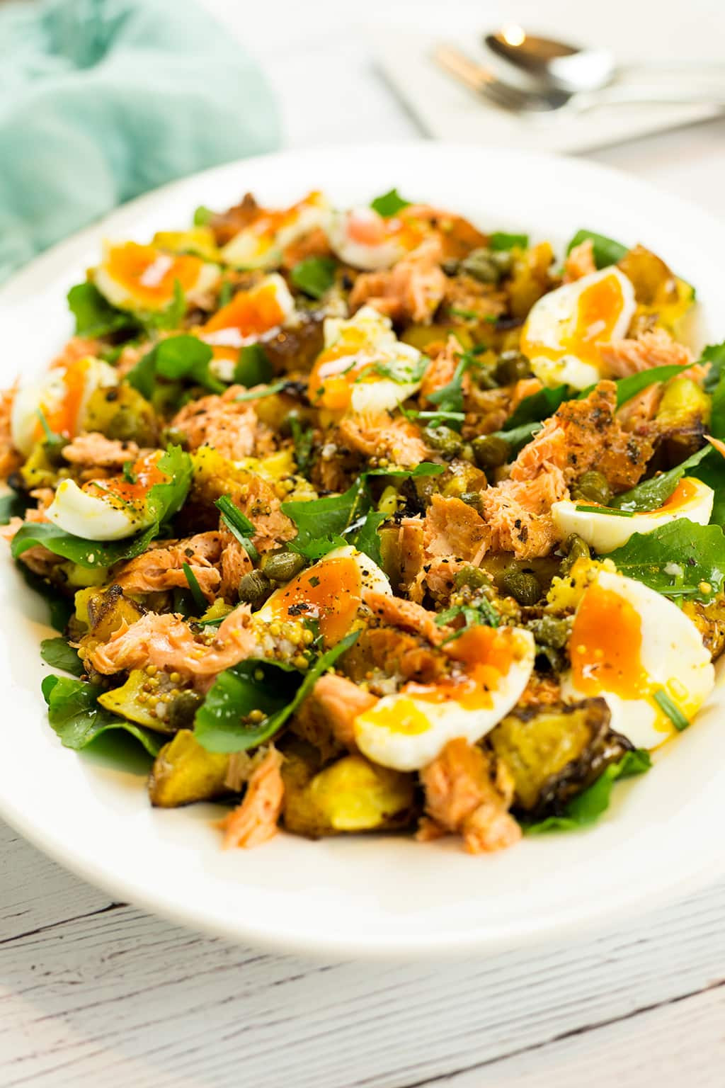 Best Salmon Salad Recipe Elegant Hot Smoked Salmon Salad with Egg &amp; Mustard Potatoes Love