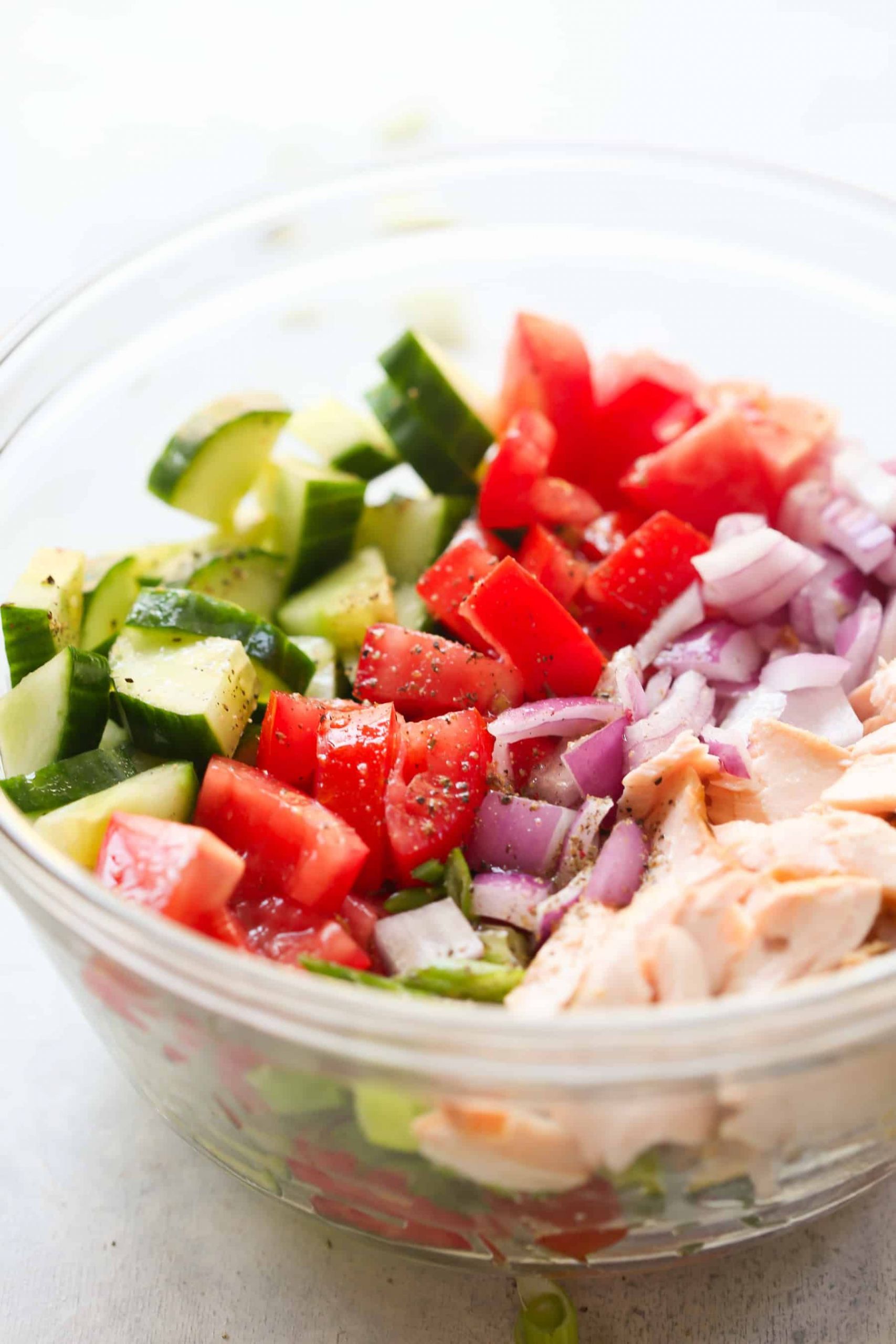Best Salmon Salad Recipe
 Salmon Chopped Salad Recipe Salads