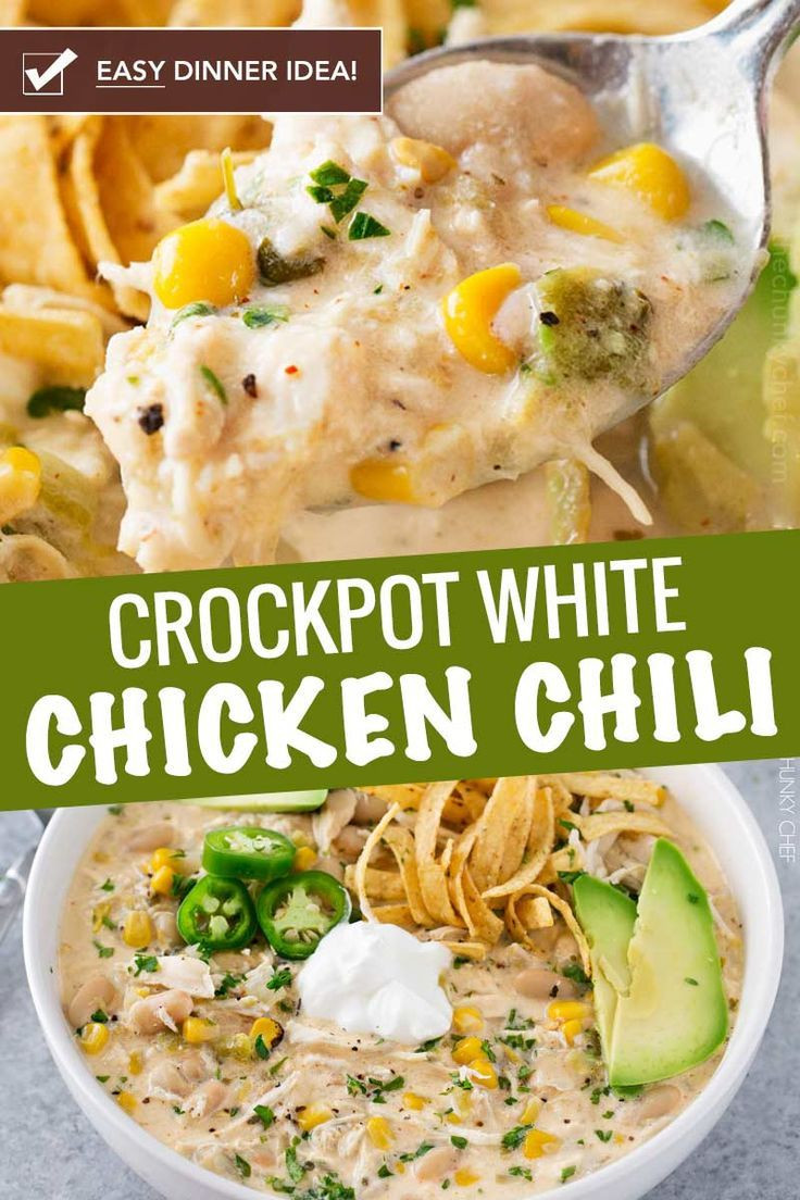 Best White Chicken Chili Recipe Winner
 This contest winning crockpot white chicken chili is made