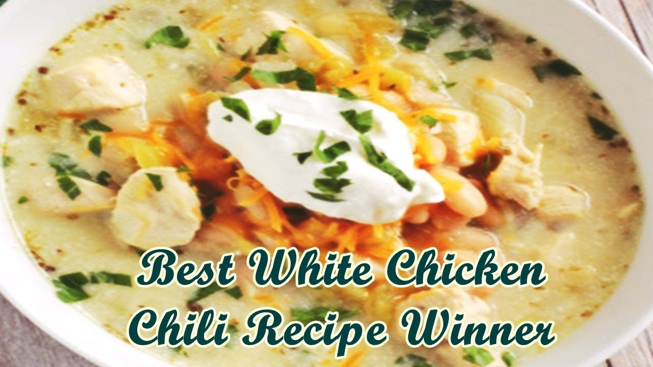 Best White Chicken Chili Recipe Winner
 Best White Chicken Chili Recipe Winner