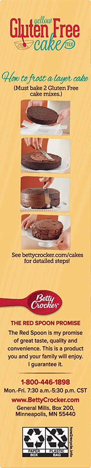 Betty Crocker Gluten Free Yellow Cake Mix Recipes
 betty crocker yellow cake mix gluten free 15 oz