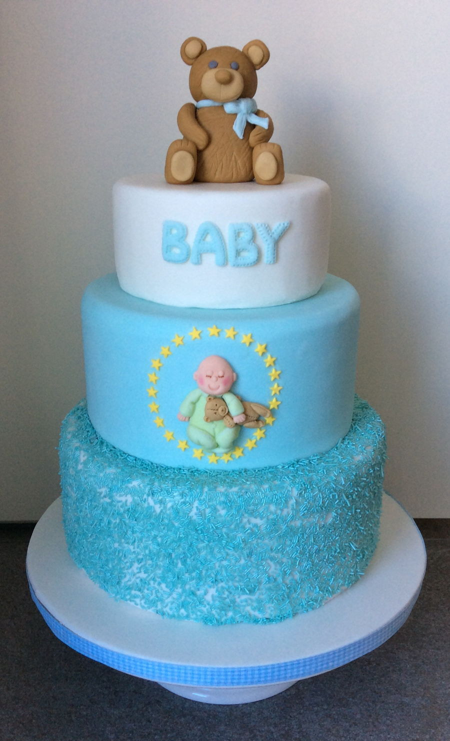 Birthday Cake For Baby Boy
 New Baby Boy Cake CakeCentral