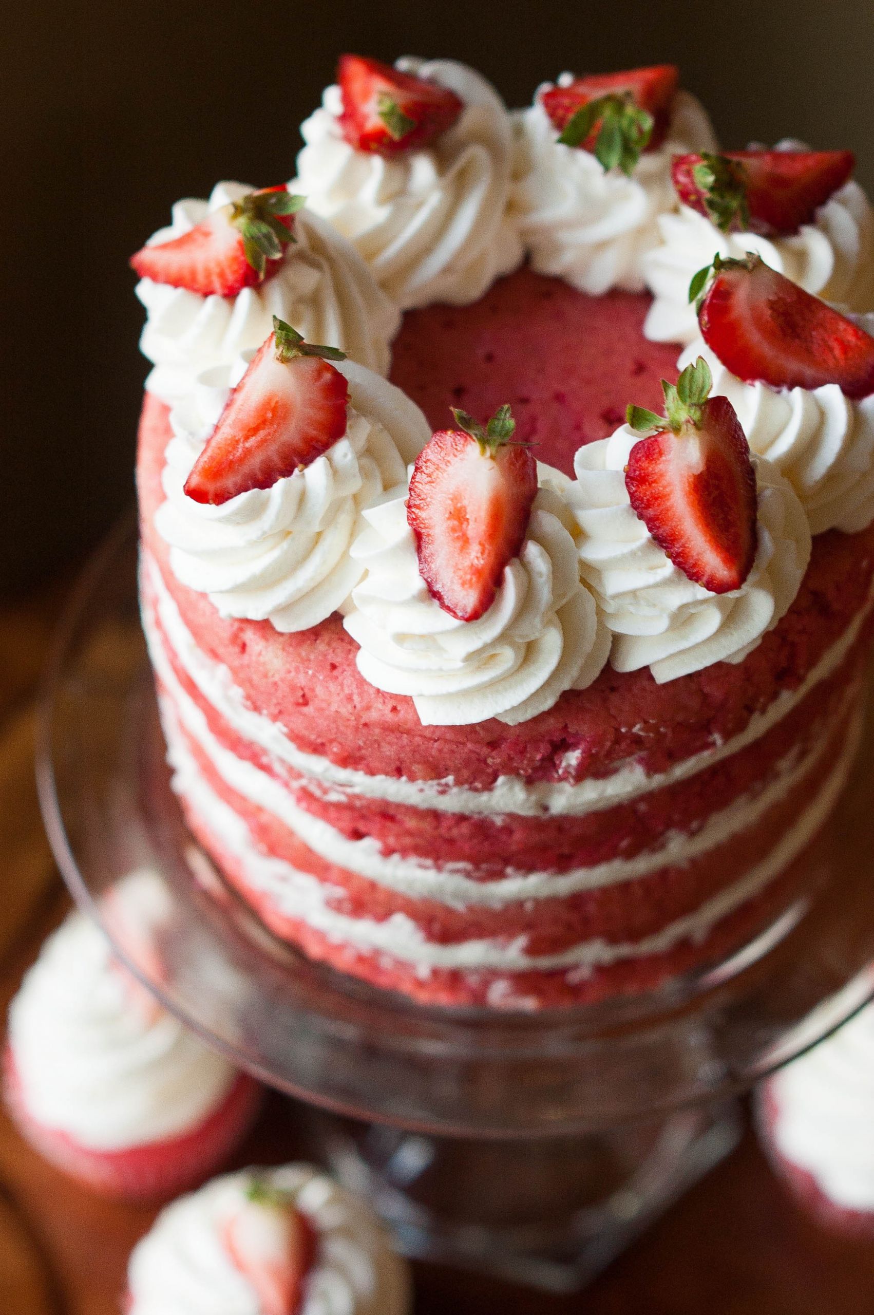 Birthday Cake Recipes From Scratch
 Made from Scratch Strawberries & Cream Cake The Kitchen