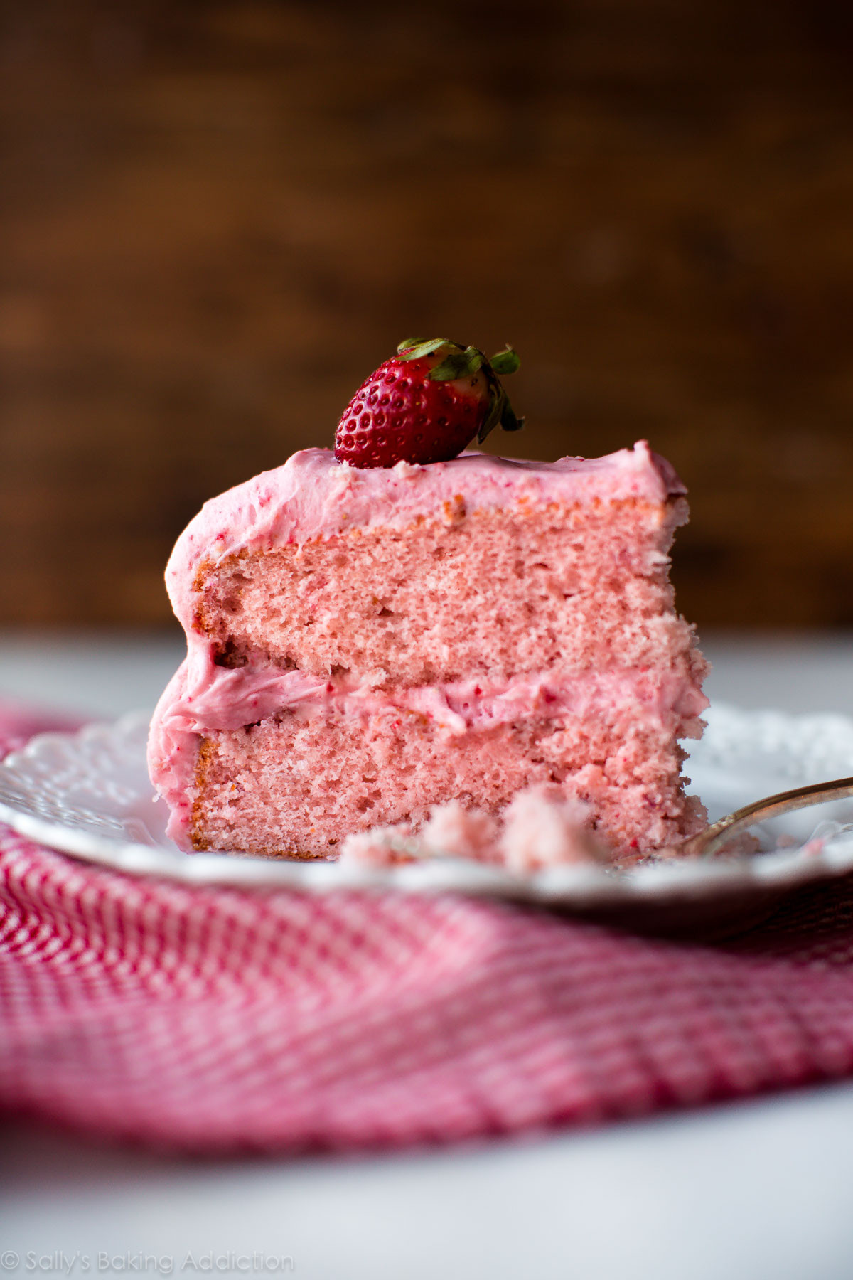 Birthday Cake Recipes From Scratch
 Homemade Strawberry Cake Sallys Baking Addiction