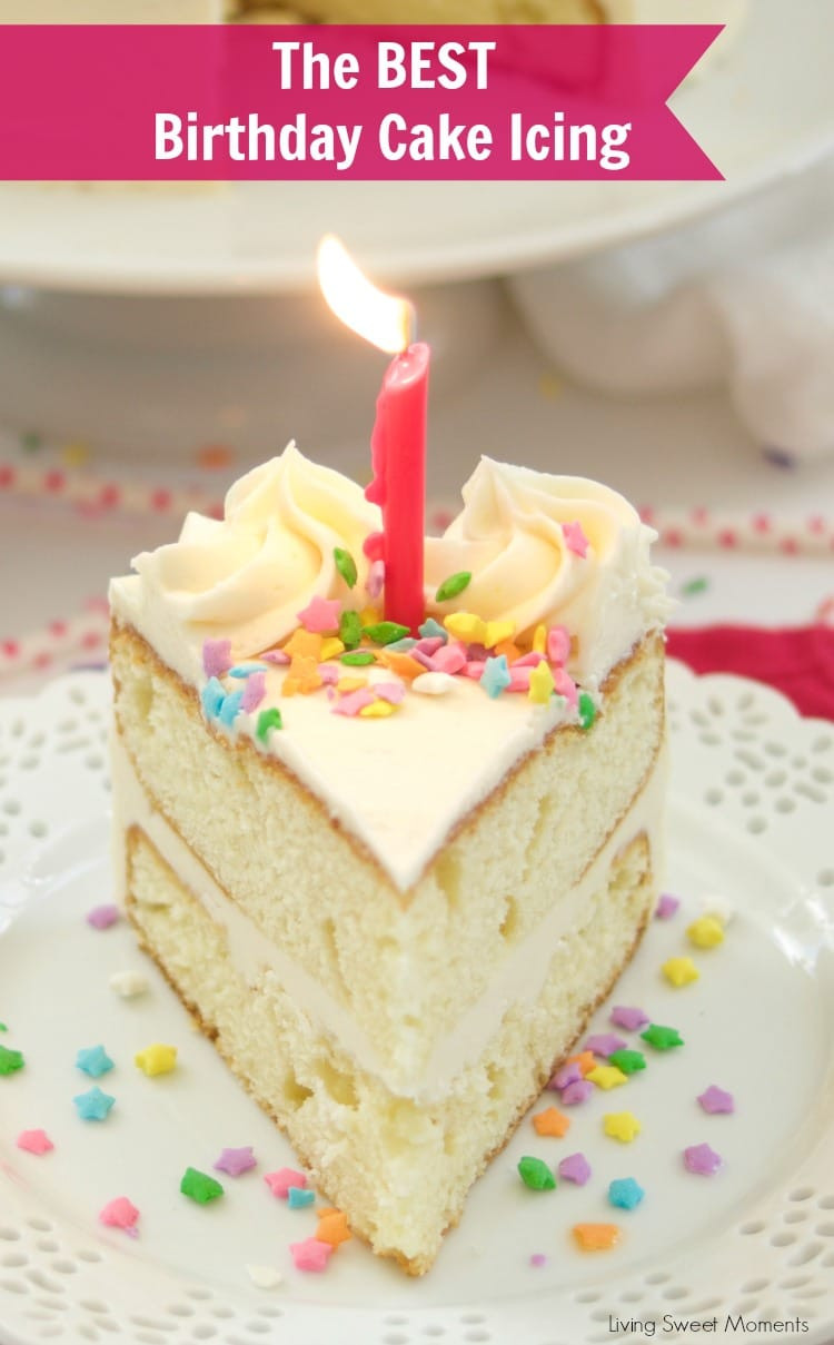 Birthday Cake Recipes From Scratch
 Birthday Cake Icing Recipe Living Sweet Moments