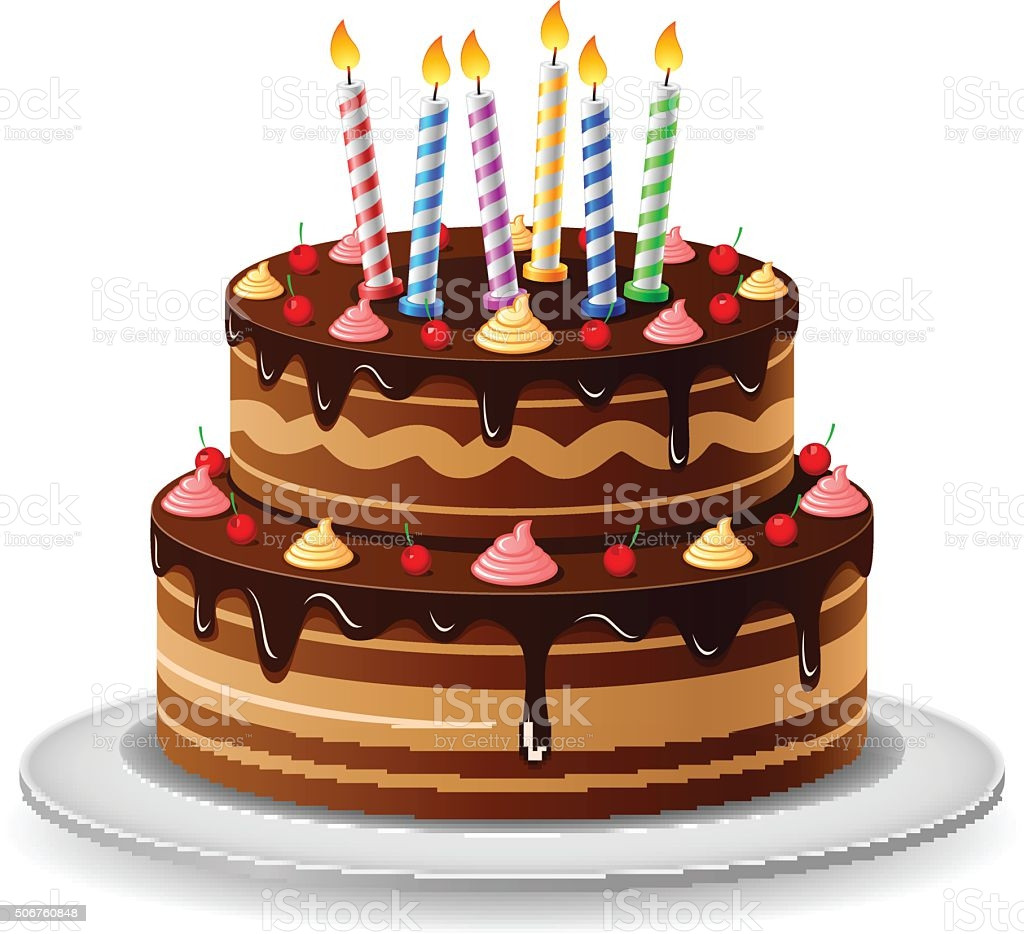 Birthday Cake Vector
 Birthday Cake Stock Illustration Download Image Now iStock