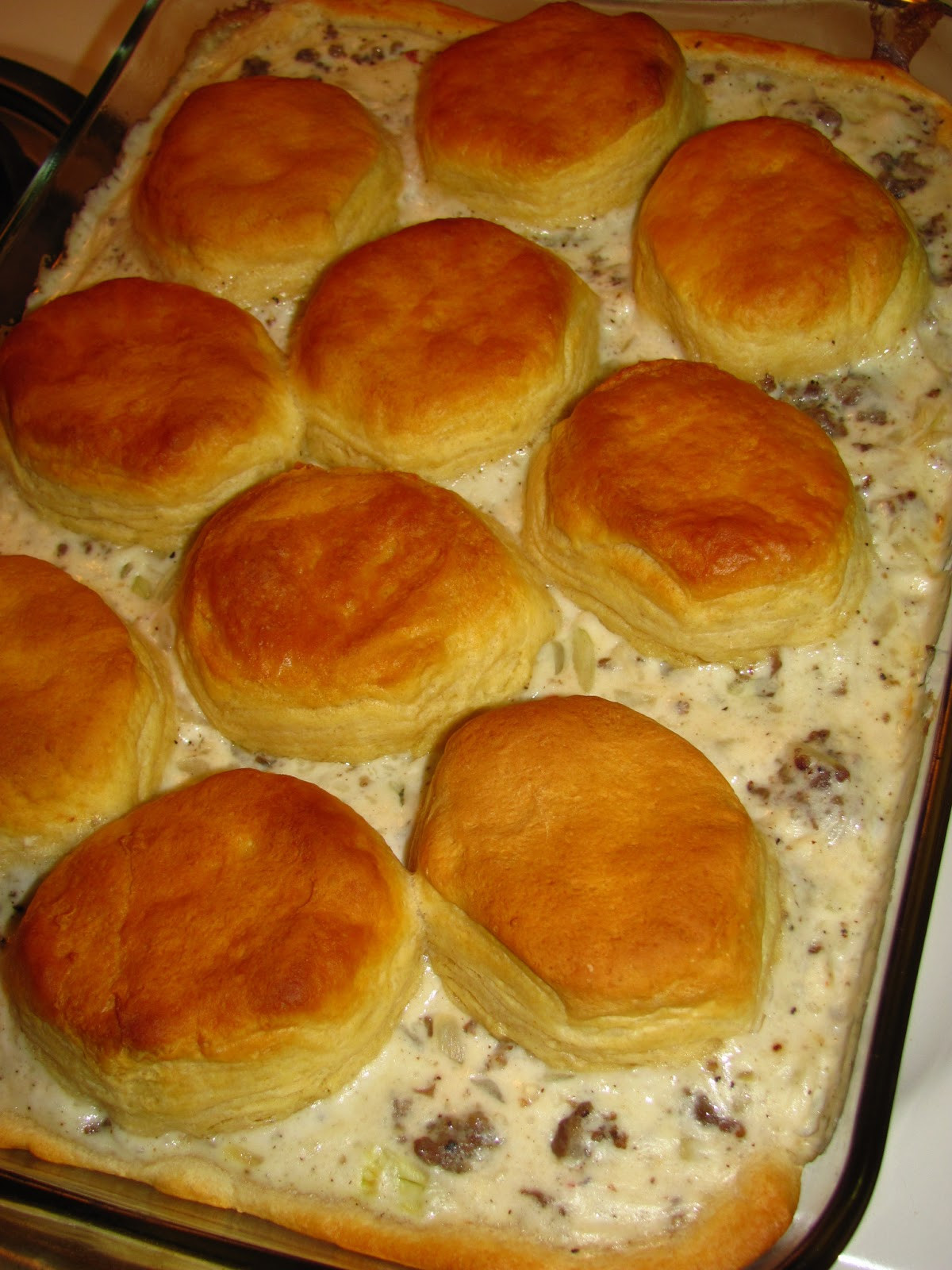 Biscuit And Gravy Casserole Recipe
 For the Love of Food Biscuit and Sausage Gravy Casserole