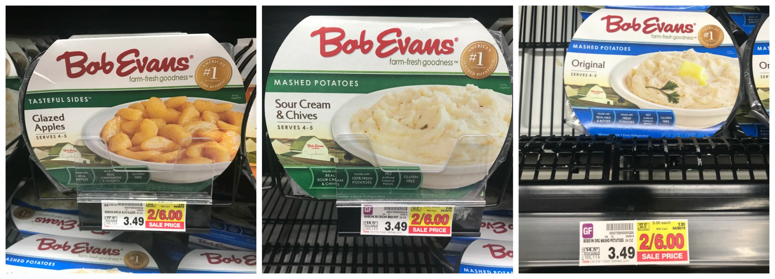 Bob Evans Refrigerated Side Dishes
 Grab Bob Evans Side Dishes For ly $2 50 each at Kroger