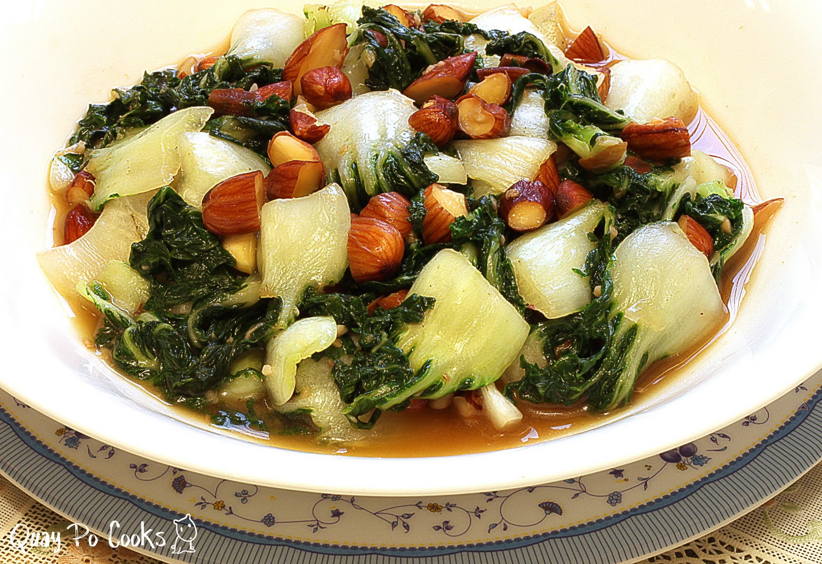 Bok Choy Side Dishes
 Quay Po Cooks Stir fry baby bok choy with almond an
