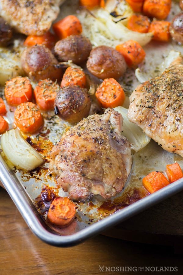 Bone In Chicken Recipes For Dinner
 Roasted Sheet Pan Chicken Thighs