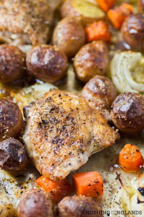 Bone In Chicken Recipes For Dinner
 Roasted Sheet Pan Chicken Thighs are simple to make yet