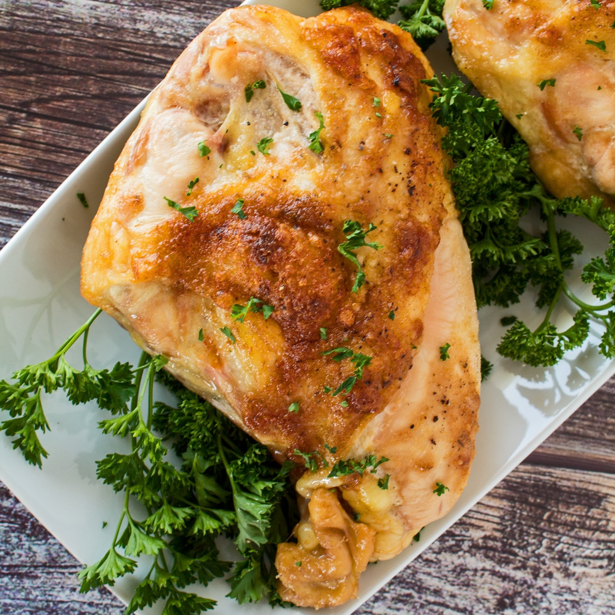 Bone In Chicken Recipes For Dinner
 Oven Roasted Bone In Chicken Breast Easy Baked Split