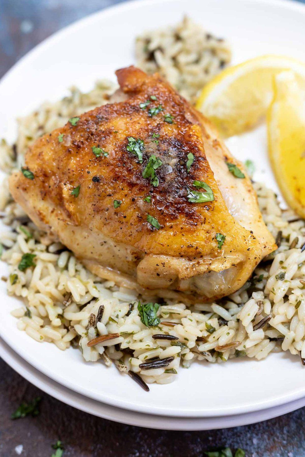 Bone In Chicken Recipes For Dinner
 These Easy Baked Bone In Chicken Thighs are great for a