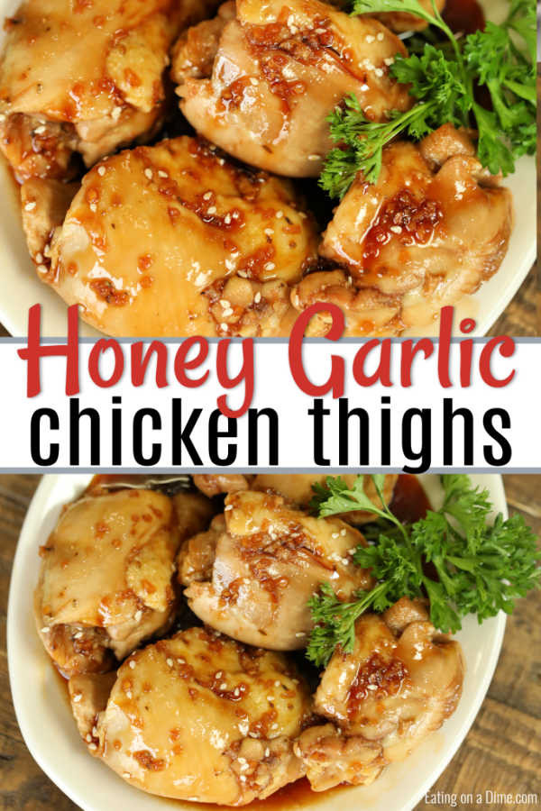 Boneless Skinless Chicken Thighs Slow Cooker
 Crock Pot Honey Garlic Chicken Thighs Slow cooker honey