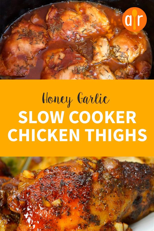 Boneless Skinless Chicken Thighs Slow Cooker
 Honey Garlic Slow Cooker Chicken Thighs Recipe