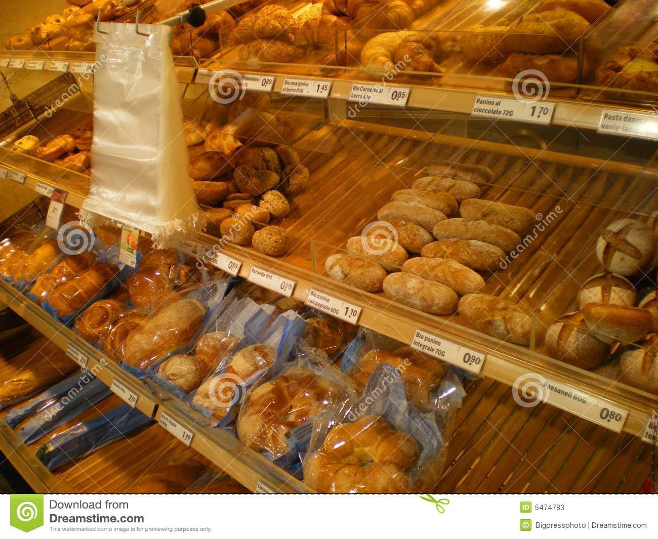 Bread In Italian
 Bread shop bakery Italy stock image Image of shop