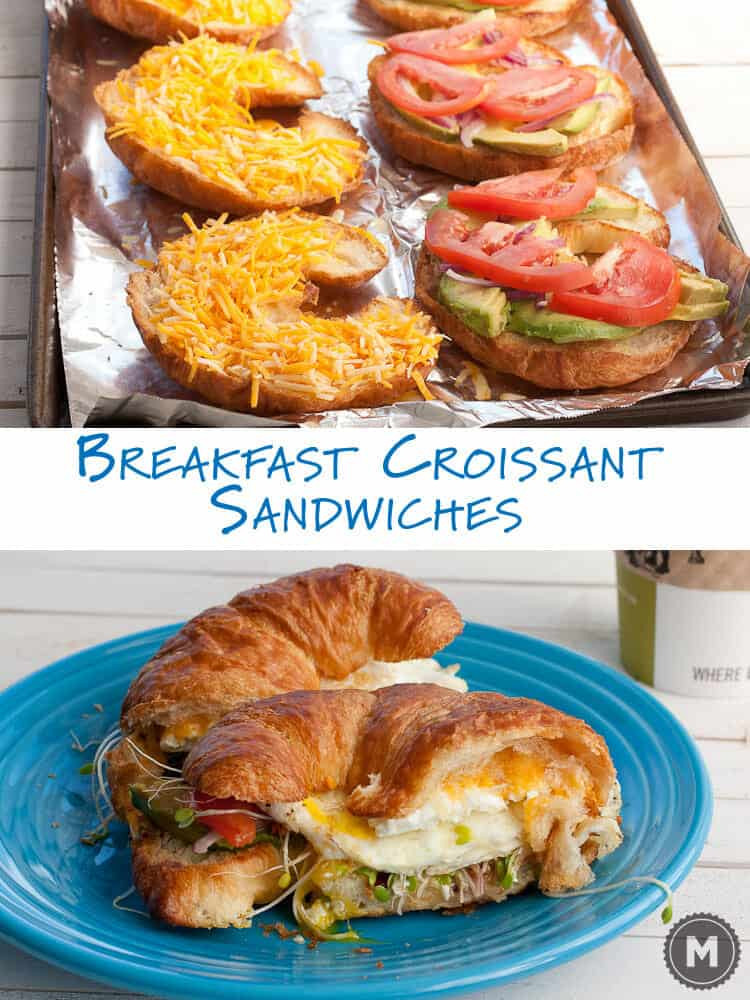 Breakfast Croissant Sandwich Recipe
 Croissant Sandwich with Eggs and Cheese Macheesmo