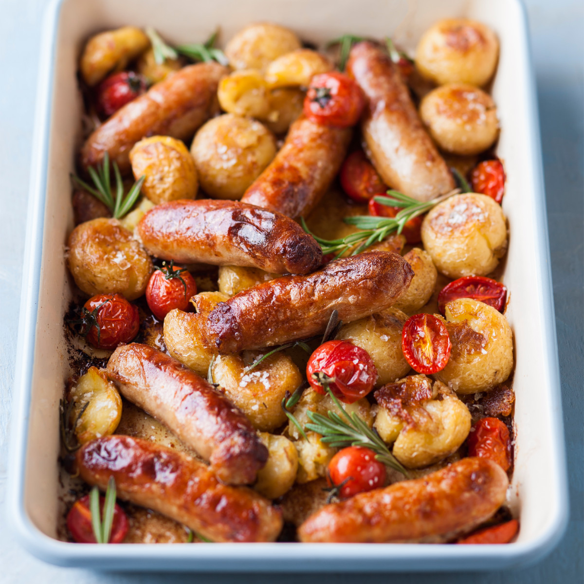 Breakfast Sausage Recipes
 Recipe Easy pork sausages and potato bake