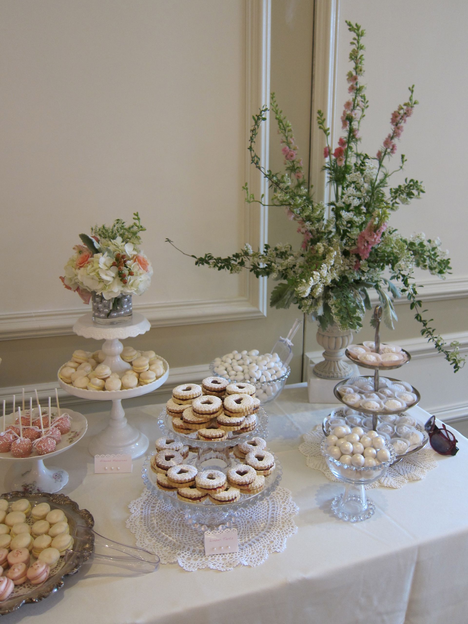 Bridal Shower Desserts
 Vintage Elegant Bridal Shower Dessert Table – Sweet