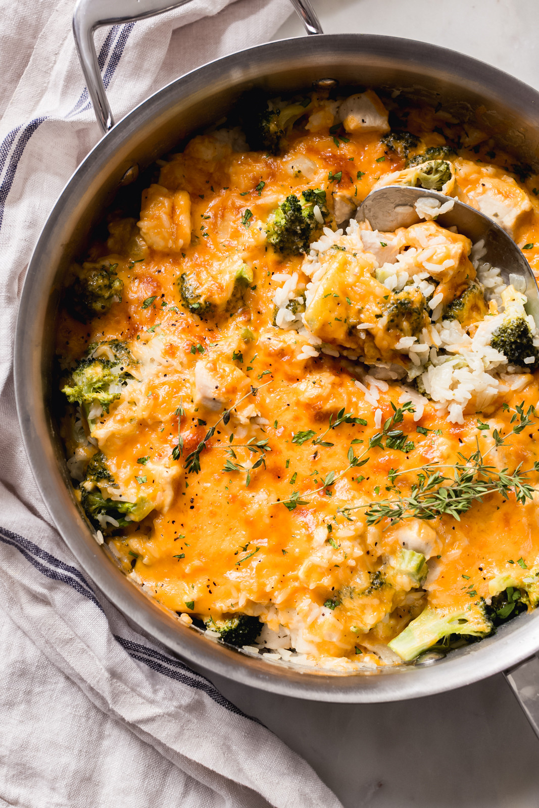 Broccoli And Chicken Casserole
 e Pot Cheesy Chicken Broccoli Rice Casserole Recipe