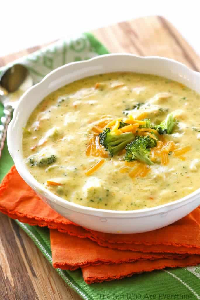 Broccoli Cheese Soup Recipe
 Panera s Broccoli Cheese Soup The Girl Who Ate Everything