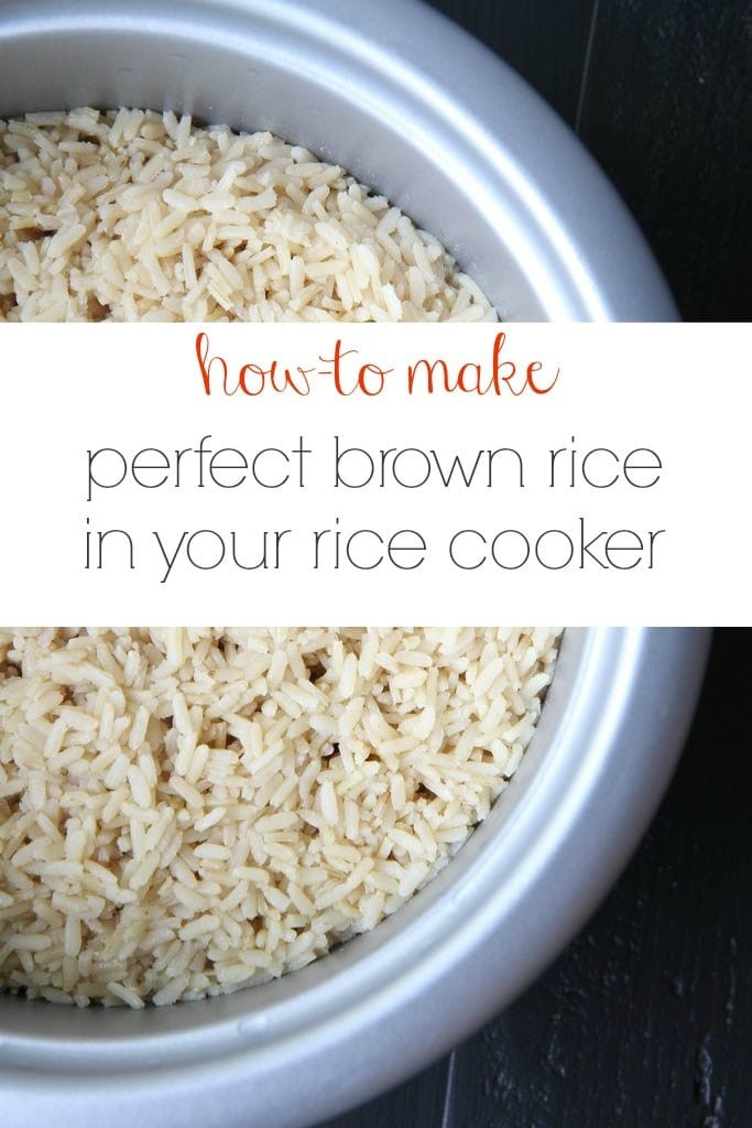 Brown Rice In Rice Cooker
 Make Ahead Tutorial How to Make Perfect Brown Rice In