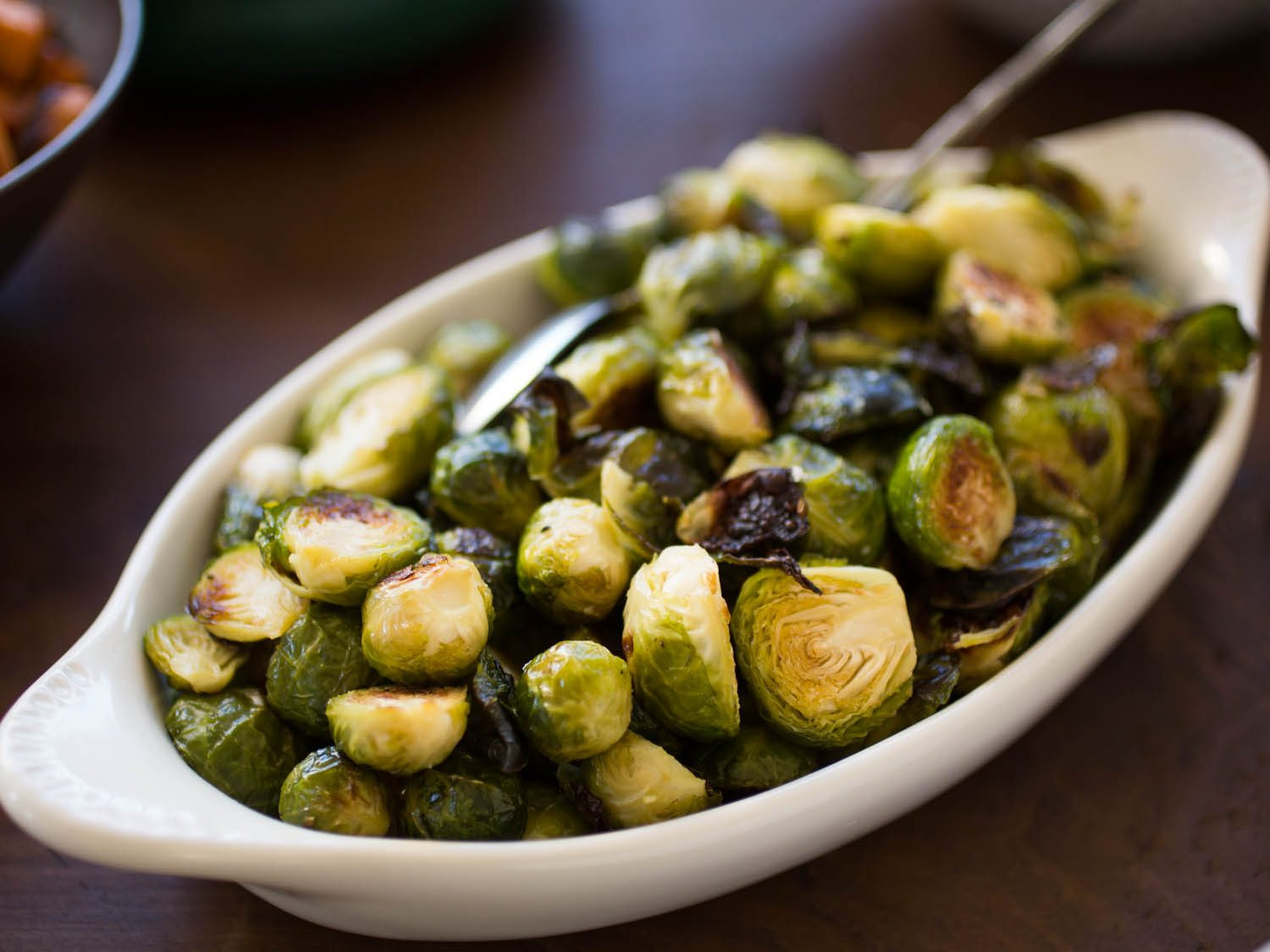 Brussels Sprouts Thanksgiving Side Dishes
 Roasted Brussels Sprouts and Shallots With Balsamic