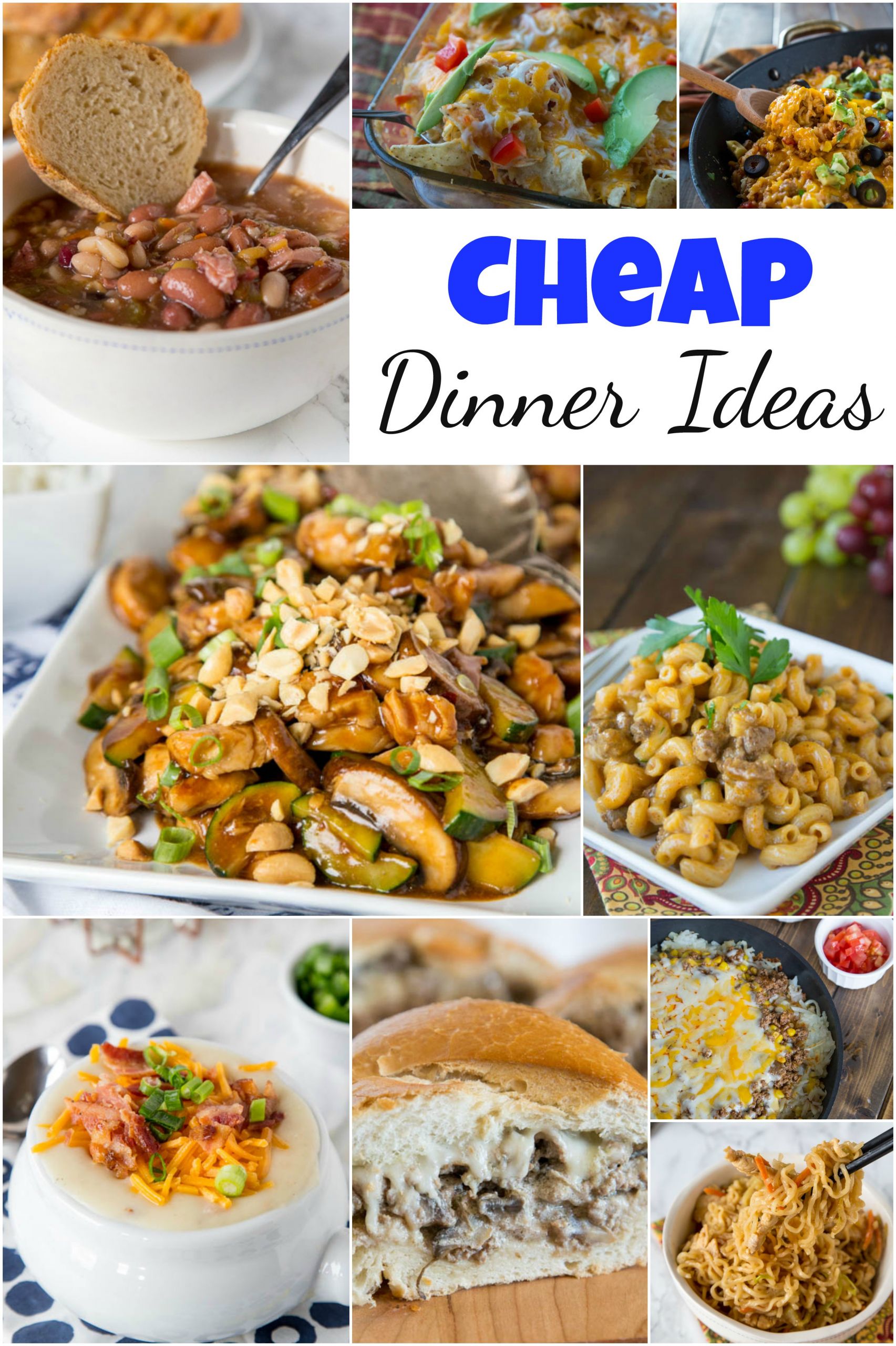 Budget Dinner Ideas
 Cheap Dinner Ideas Dinners Dishes and Desserts