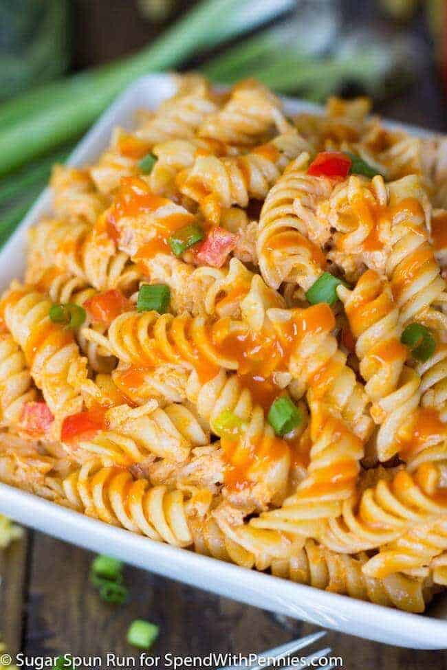 Buffalo Chicken Pasta Salad Awesome Buffalo Chicken Pasta Salad Spend with Pennies