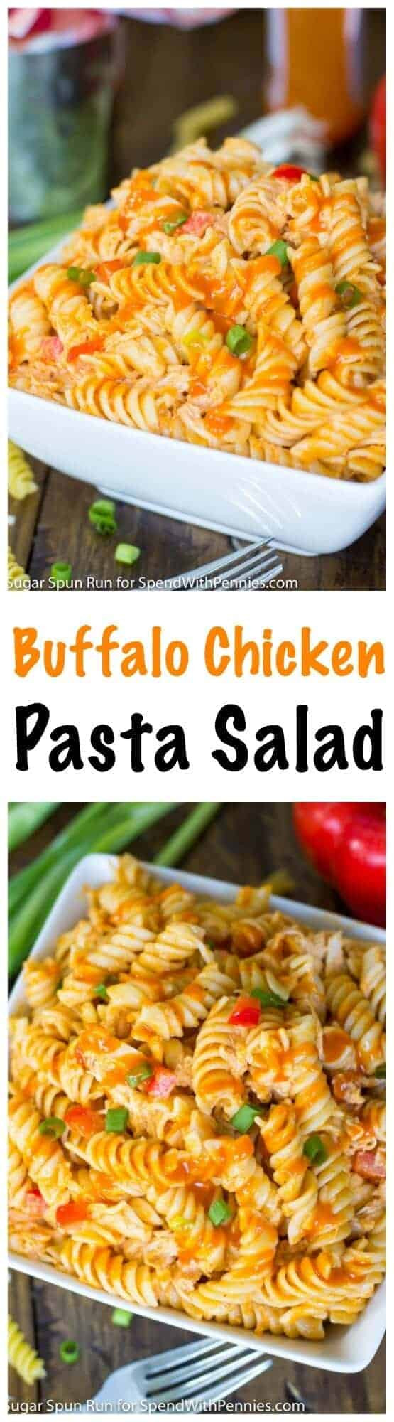 Buffalo Chicken Pasta Salad
 Buffalo Chicken Pasta Salad Spend With Pennies