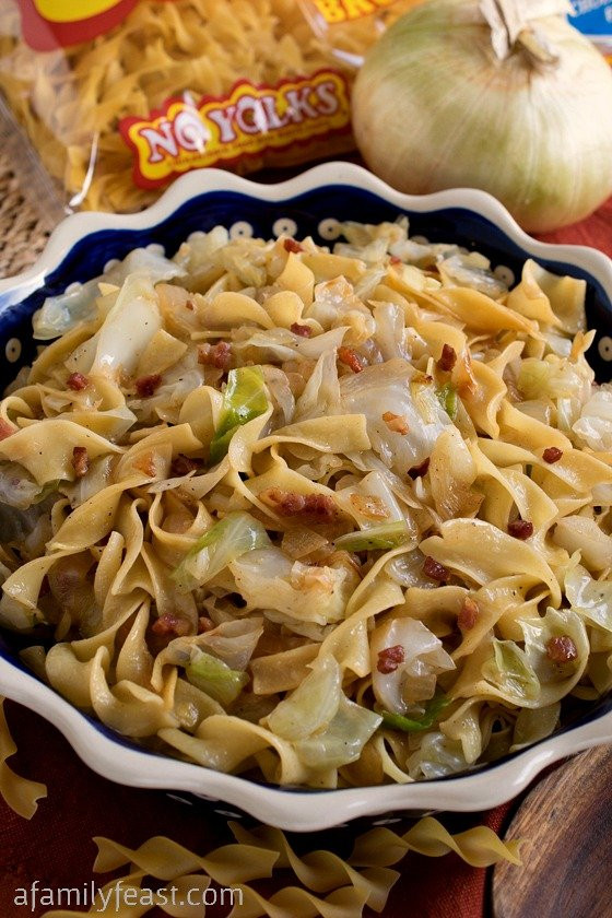 Cabbage And Egg Noodles
 Haluski Fried Cabbage and Noodles A Family Feast