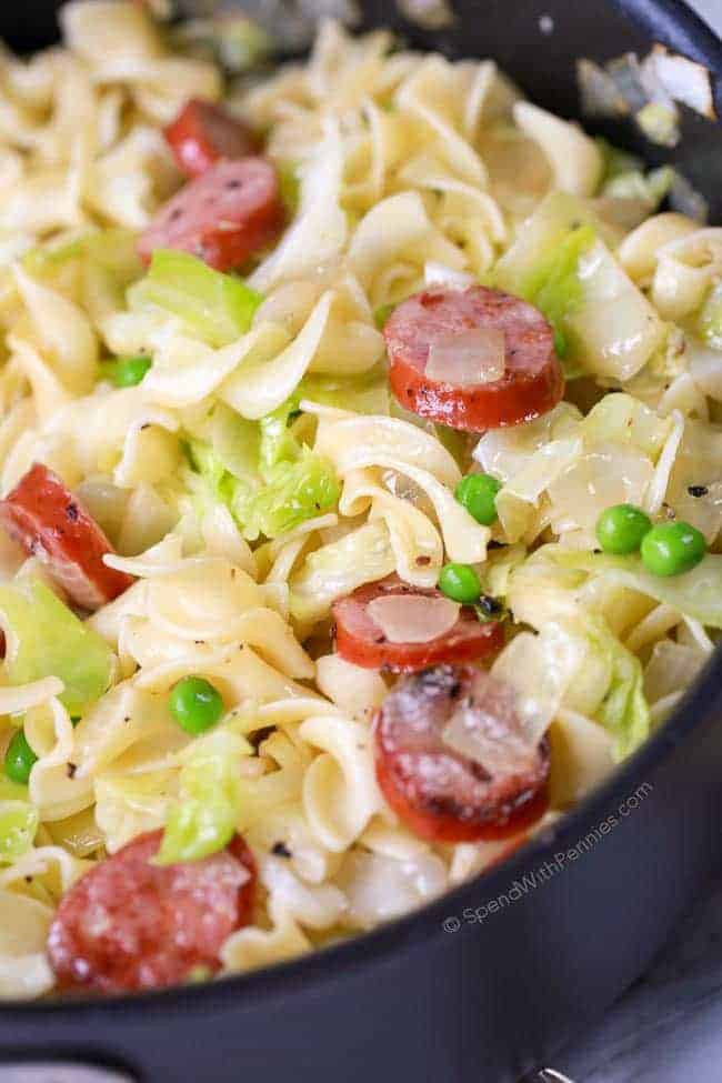 Cabbage And Egg Noodles
 Cabbage and Noodles Spend With Pennies