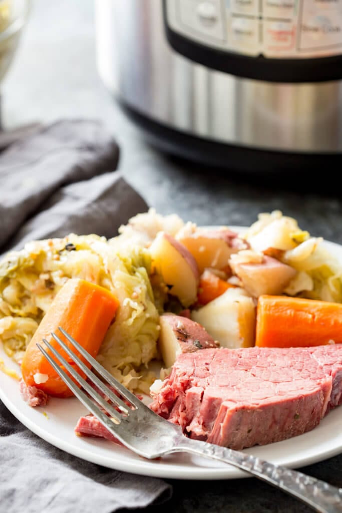 Cabbage In Instant Pot
 Corned Beef & Cabbage Instant Pot or Slow Cooker Eazy