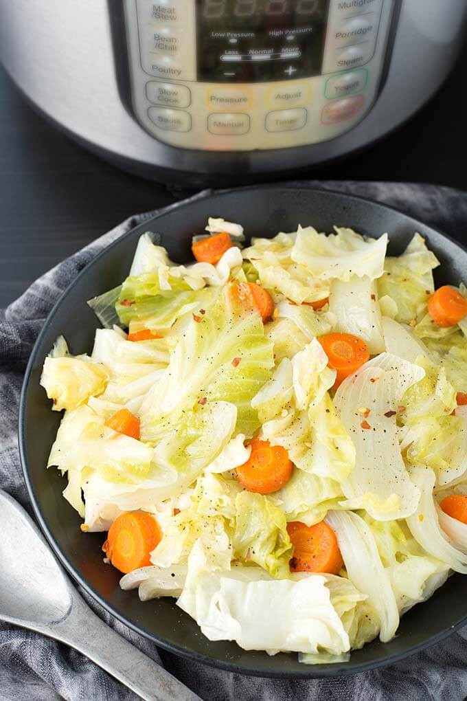 Cabbage In Instant Pot
 Instant Pot Cabbage Side Dish