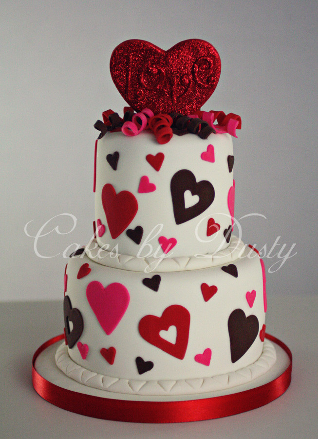 Cakes For Valentines Day
 Cakes by Dusty Little Valentine s Day Cake