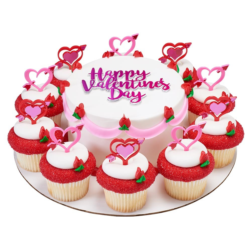 Cakes For Valentines Day
 DecoPac Valentines Day Cupcake Design