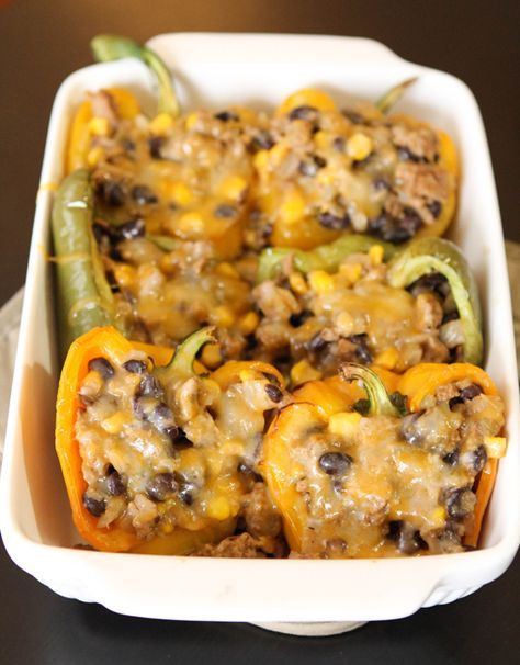 Calories In A Pound Of Ground Turkey
 Corn and Black Bean Stuffed Peppers Ingre nts 1 2