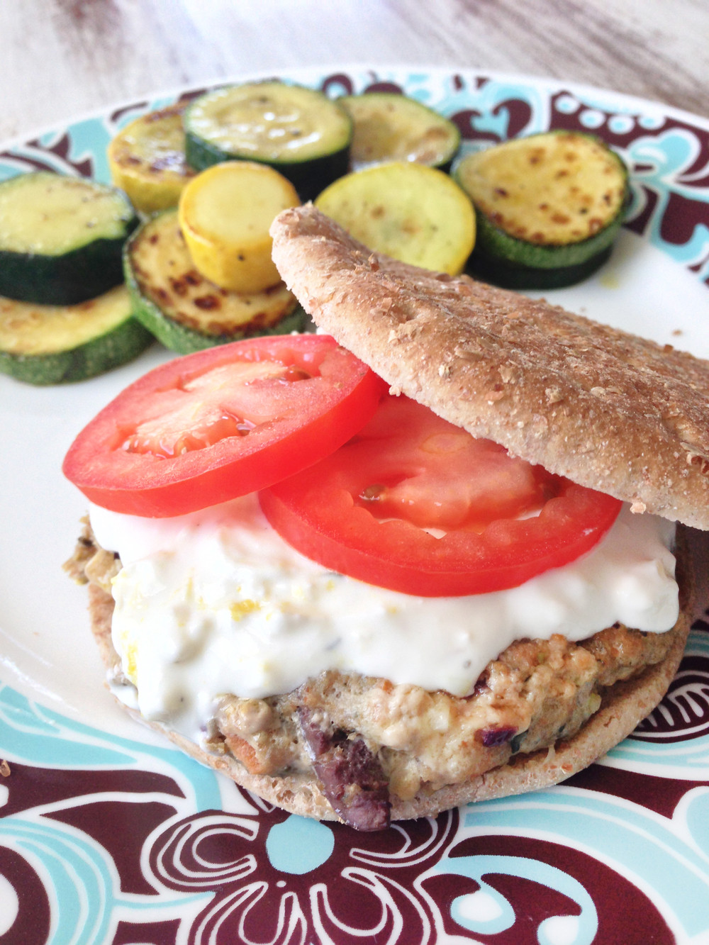Calories In A Pound Of Ground Turkey
 Greek Turkey Burgers — The Skinny Fork