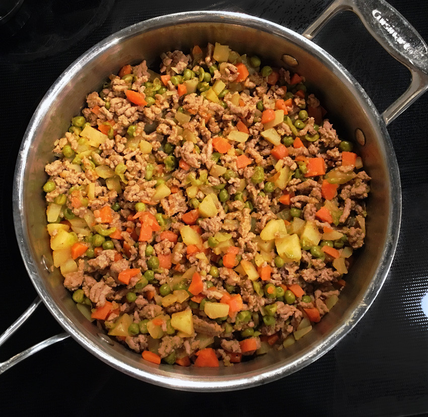Calories In A Pound Of Ground Turkey
 Ground Turkey with Carrots Peas and Potatoes