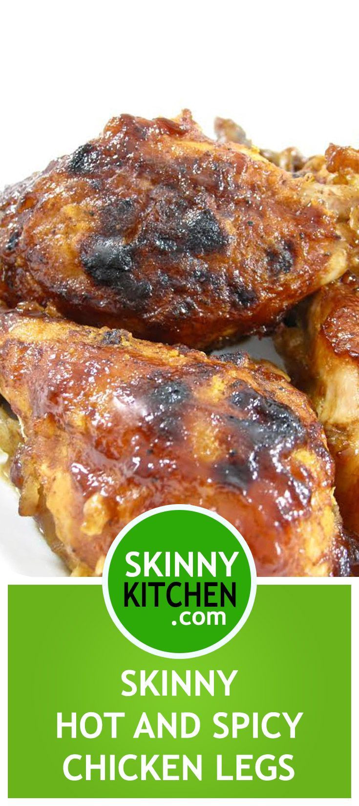 Calories In Fried Chicken Leg
 Skinny Hot and Spicy Chicken Legs