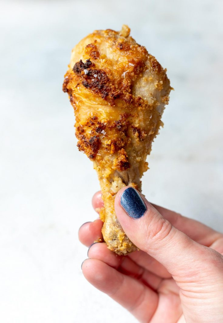 Calories In Fried Chicken Leg
 AIR FRYER CHICKEN DRUMSTICKS KETO ★ Tasty Air Fryer Recipes