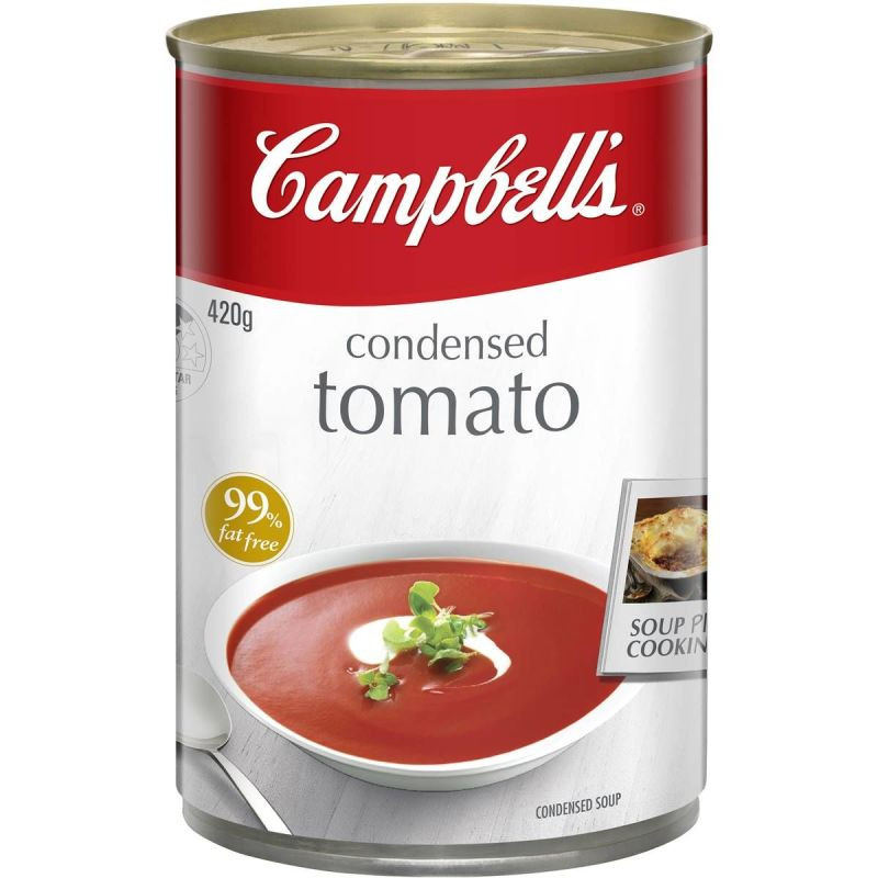 Campbell Tomato Soup
 Campbell s Canned Soup Tomato Condensed 420g