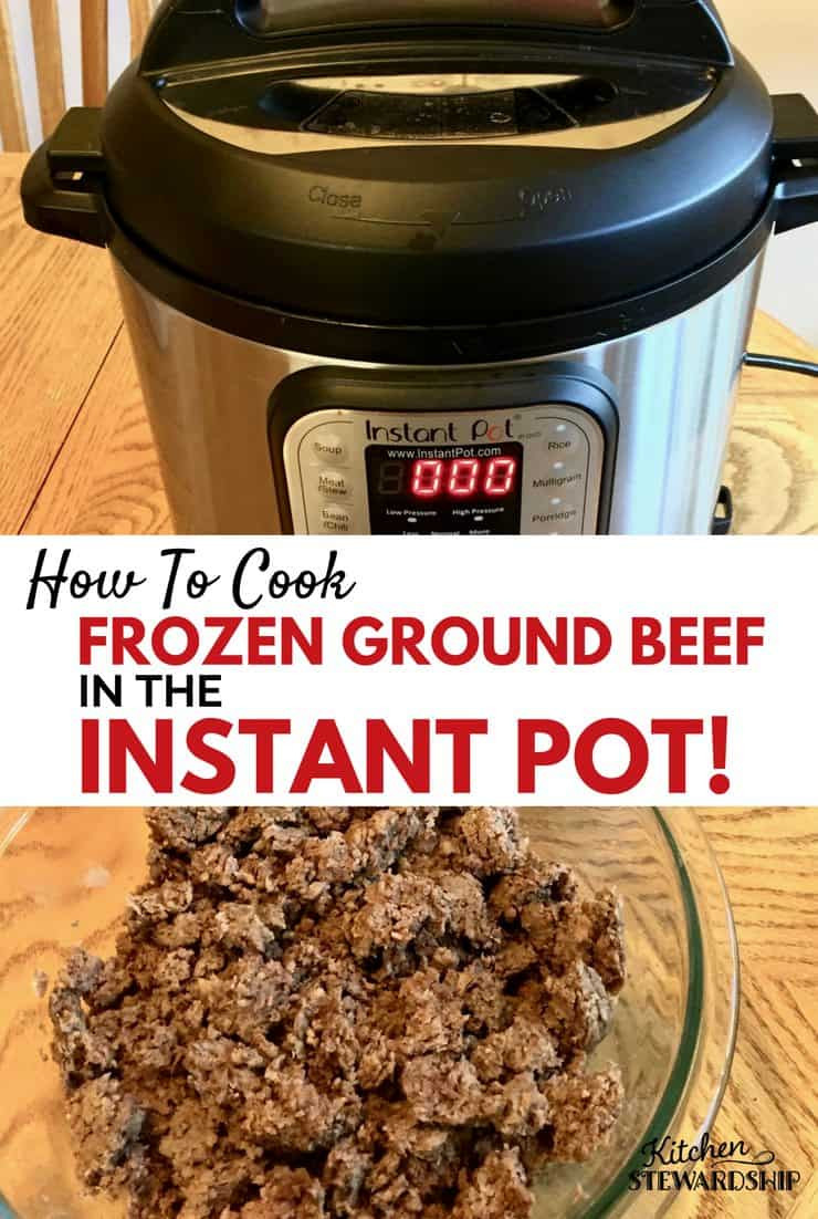 Can I Cook Frozen Ground Beef Elegant How to Cook Frozen Ground Beef In the Instant Pot Pressure