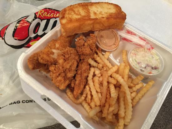 Canes Fried Chicken
 The "Caniac" meal Picture of Raising Cane s Chicken