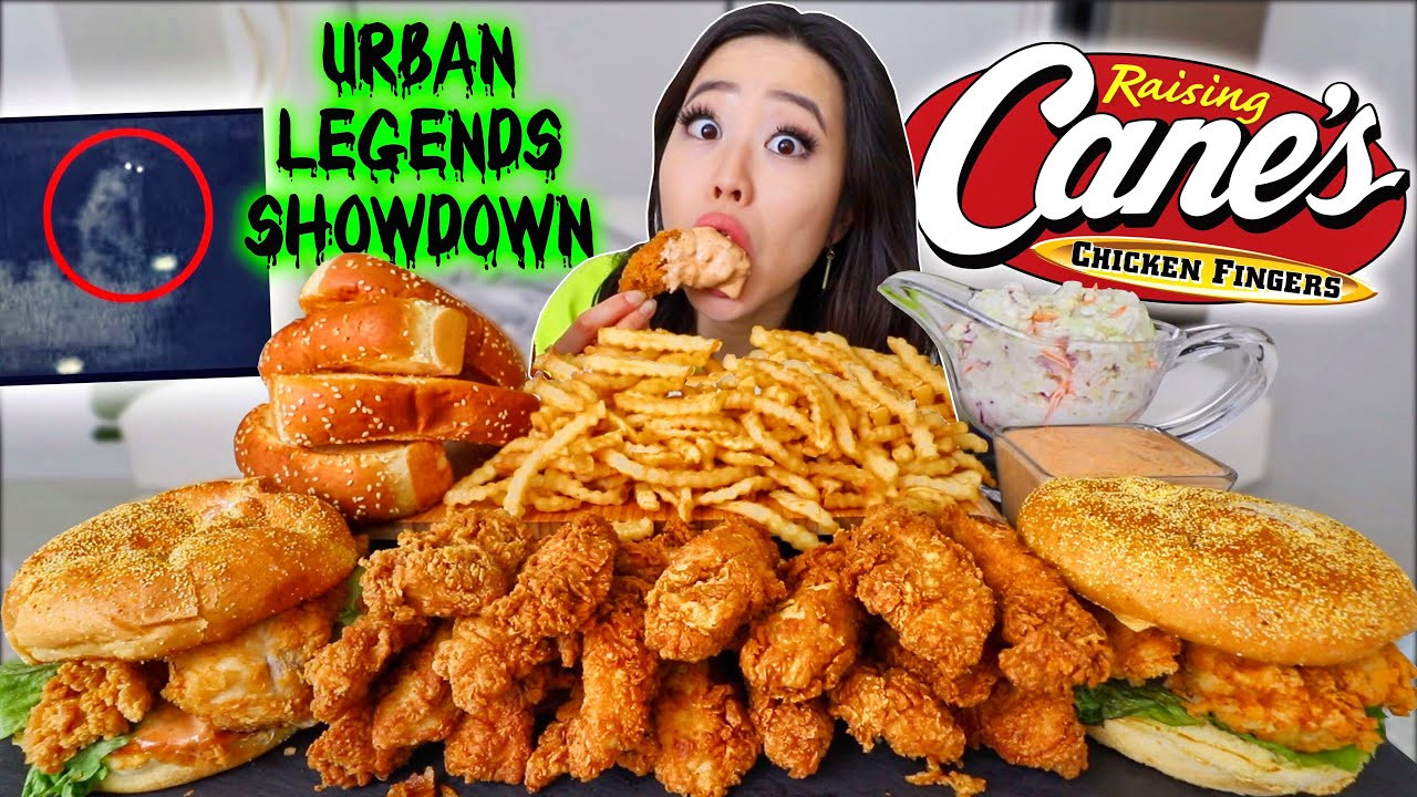 Canes Fried Chicken
 RAISING CANES FRIED CHICKEN TENDERS MUKBANG 먹방