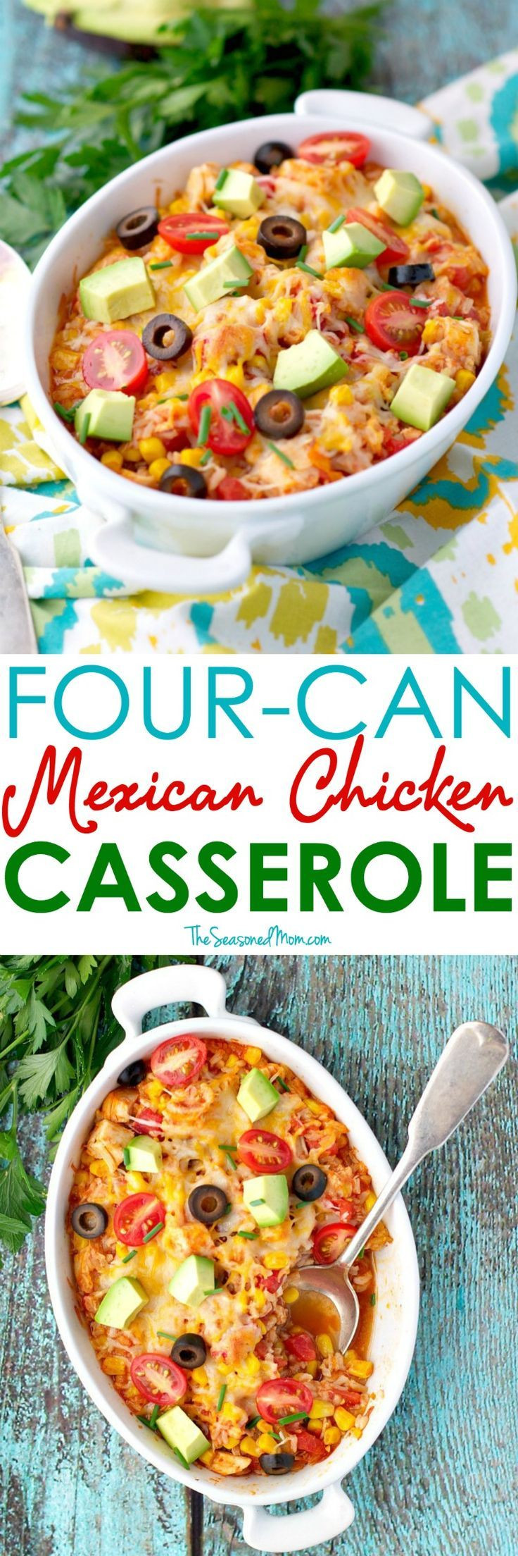 Canned Chicken Casserole Recipes
 4 Can Mexican Chicken Casserole Recipe