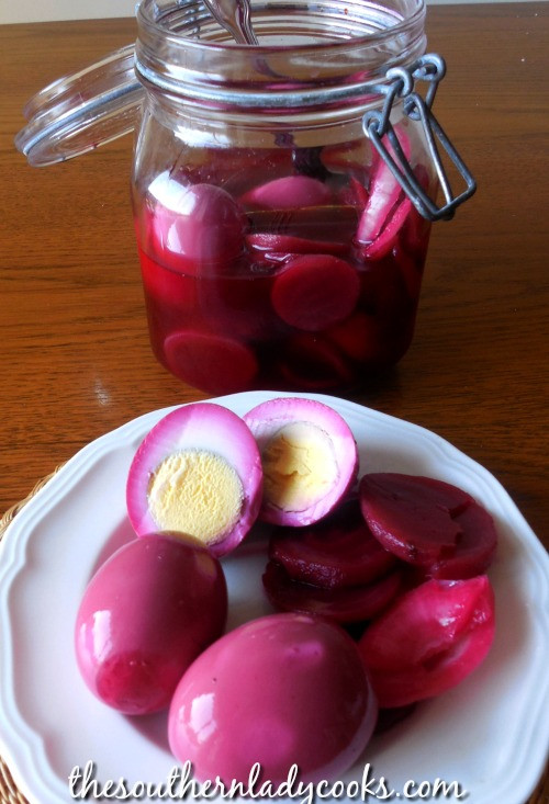 Canning Pickled Eggs
 RED BEET PICKLED EGGS The Southern Lady Cooks