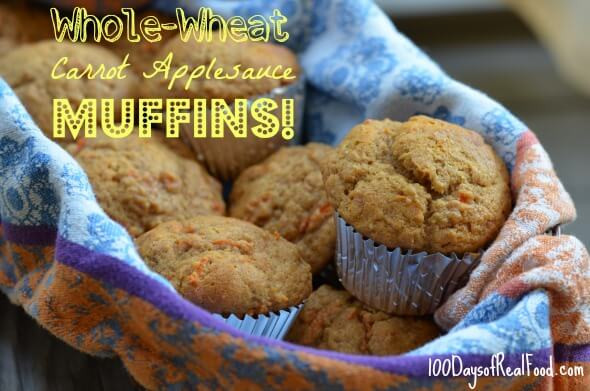 Carrot Applesauce Muffins
 Recipe Whole Wheat Carrot Applesauce Muffins 100 Days