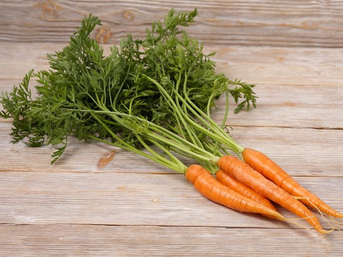 Carrot Dietary Fiber
 Carrot greens are rich in vitamin A & C tary fiber